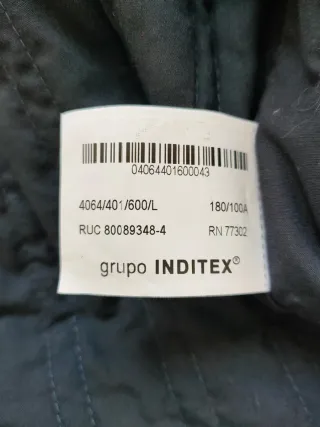 Chaqueta Zara Roja con lana