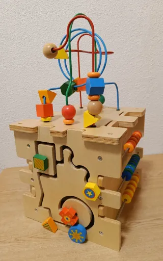 Cubo Actividades Madera KidKraft Deluxe