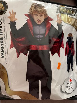 Disfraz Vampiro Niño Talla 6/7