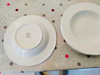 3 Platos Hondos Bidasoa Porcelana Blanca+ 2 llanos