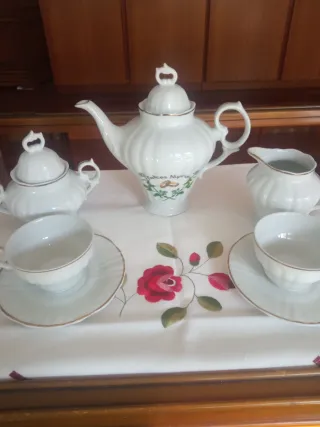 Juego de Café tu y yo Porcelana Fina