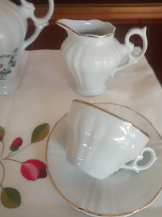 Juego de Café tu y yo Porcelana Fina