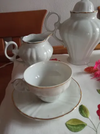 Juego de Café tu y yo Porcelana Fina