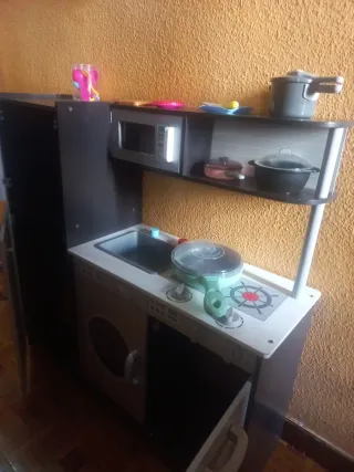Cocina de madera infantil