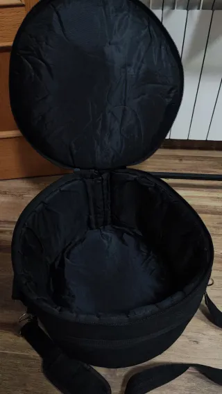 Funda tambor acolchada negra