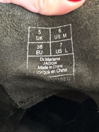 Stivali Dr. Martens neri originali