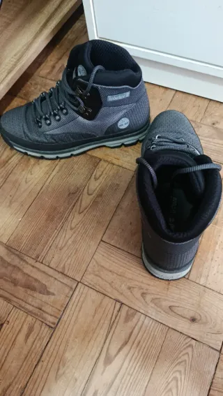 Botas Timberland Originais Cinza/Preto Tam 42