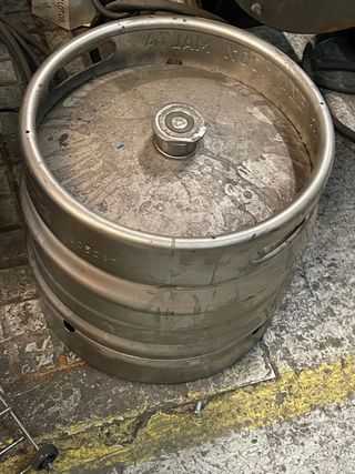 Barril de cerveza de acero inoxidable