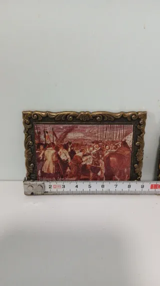 Mini Cuadros Antiguos Metálicos