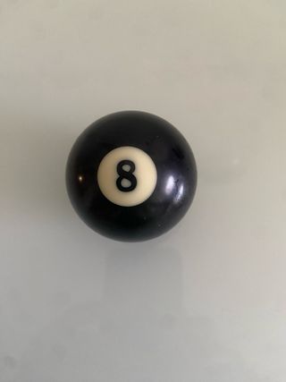 Bola de billar 8 negra 57,2mm
