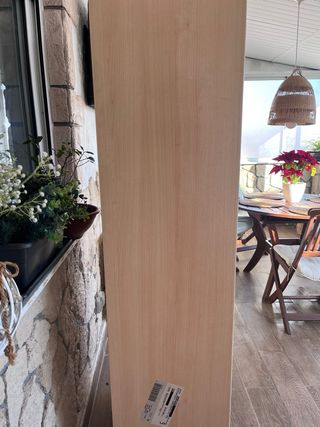 Estantería 4 baldas madera clara