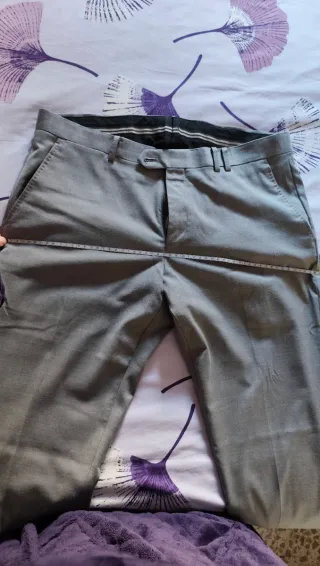 Pantalón de traje gris claro PuroEgo