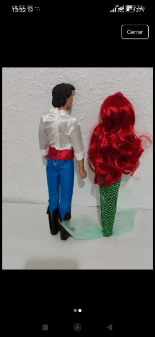 Muñecos Ariel y Erik