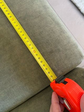 Divano a 4 posti verde oliva