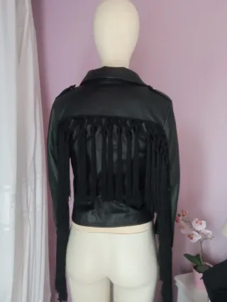 Uterqüe piel S flecos último precio