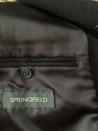 Abrigo corto Springfield negro hombre