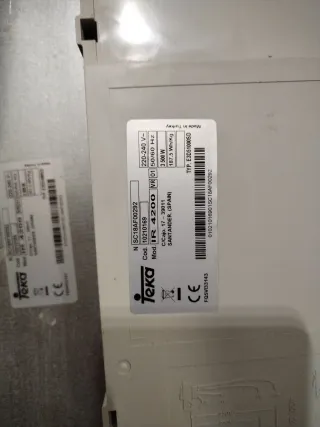 Placa vitrocerámica de inducción 45 cm ancho 52 al