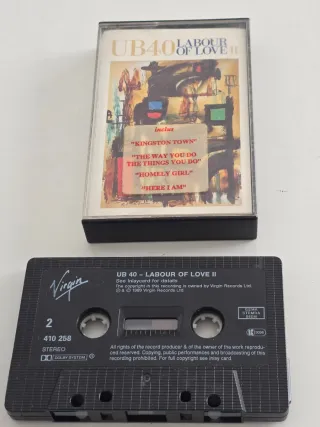 Casete UB40 Labour of Love II 1989