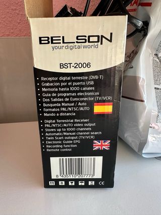 Sintonizador Grabador TDT Belson BST-2006 USB