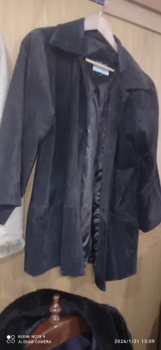 Chaquetón Piel Natural Mujer Marrón