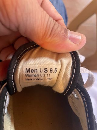 Zapatillas Vans Clásicas Talla 43 Negras