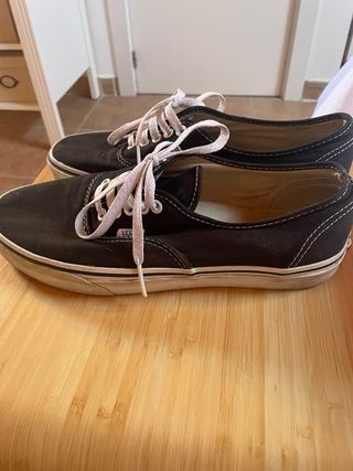 Zapatillas Vans Clásicas Talla 43 Negras