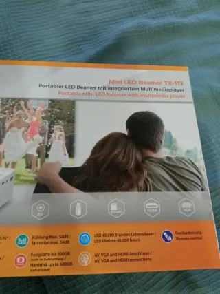 Mini proyector LED Technaxx TX-113 - REBAJADO