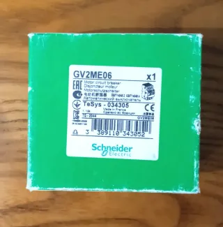 DISYUNTOR DE MOTOR SCHNEIDER GV2ME06