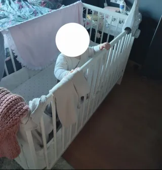 Cuna IKEA Gulliver + Colchón + Sábanas