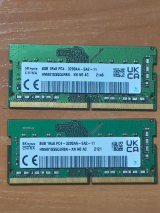 2x8GB SK hynix 16GB DDR4 PC4-3200AA