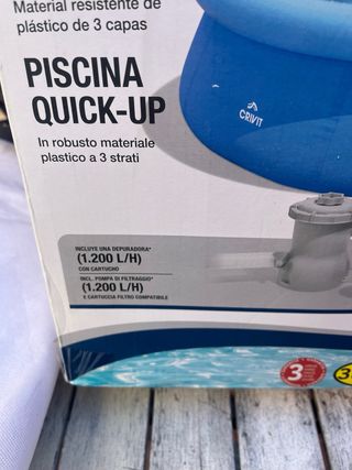 Piscina CRIVIT Montaje Rápido 240x63cm