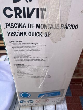 Piscina CRIVIT Montaje Rápido 240x63cm