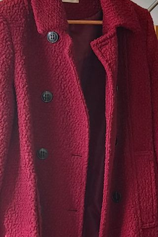 Blazer Borgoña texturizado