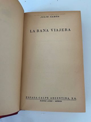 La rana viajera