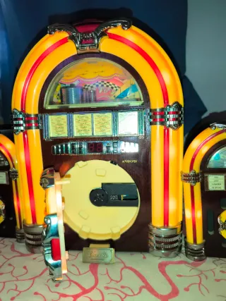 Radio Jukebox 3 Piezas. CD LED Vintage Clásica.