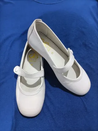 Zapatos niña comunión blancos,talla 33