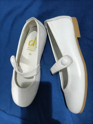 Zapatos niña comunión blancos,talla 33