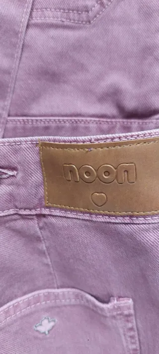 Peto vaquero niña Noon rosa/morado. Talla XS