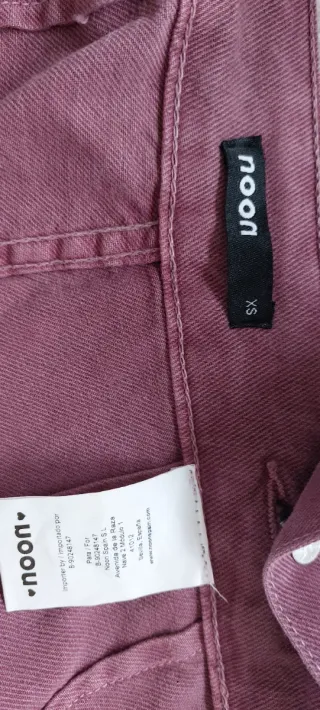 Peto vaquero niña Noon rosa/morado. Talla XS
