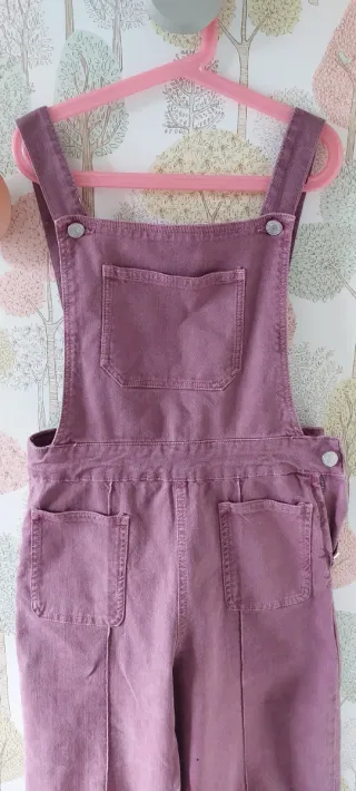 Peto vaquero niña Noon rosa/morado. Talla XS