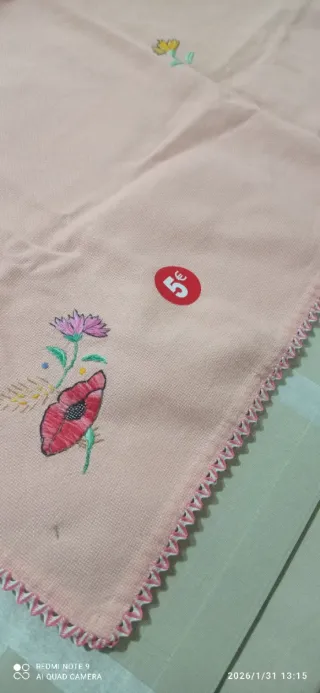 Mantita rosa/salmón