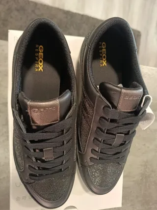 Geox Blumiee Zapatillas Mujer Negro/Plata