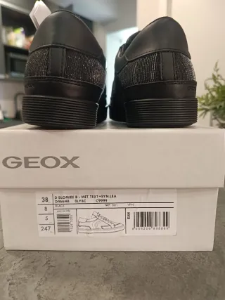 Geox Blumiee Zapatillas Mujer Negro/Plata