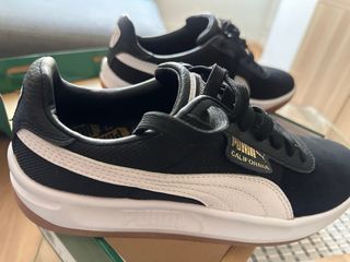 Zapatillas Puma California Negro Blanco 42