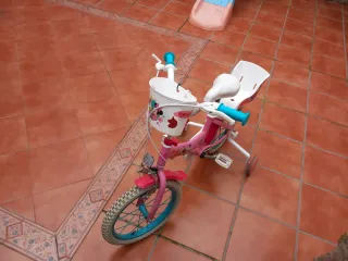 Bicicleta infantil Minnie Mouse rosa