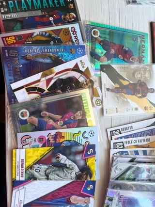 Lote cromos FC Barcelona y Real Madrid
