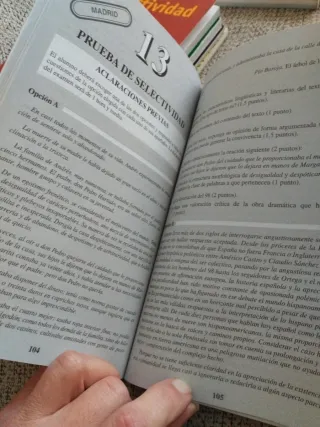 Lote Selectividad literatura y lengua. Logse.Anaya