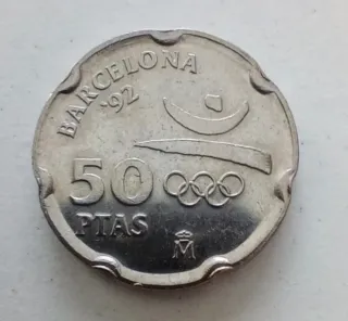 Moneda 50 Pesetas JJOO Barcelona 92