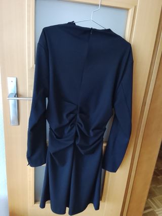 Vestido Negro Zara Talla XL Nuevo con Etiqueta