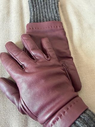 Guantes Adolfo Dominguez Piel y Lana